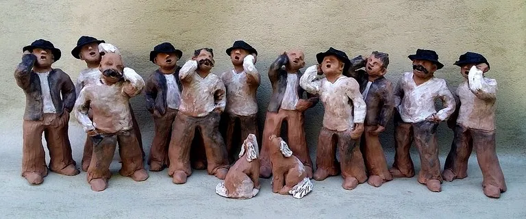 Groupe de chanteurs de polyphonie paghjella Groupe de chanteurs de polyphonie paghjella