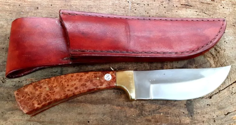 couteau martelloni fixe lame acier