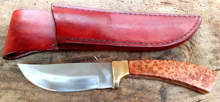 couteau martelloni fixe lame acier