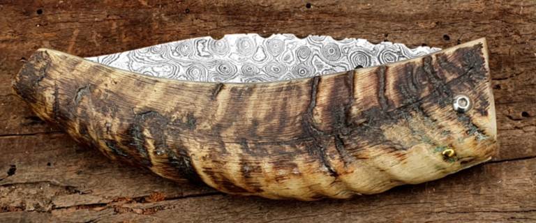 Couteau de berger corse Martelloni lame damas