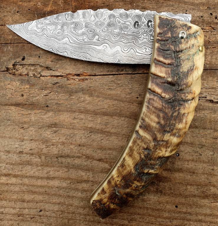 Couteau de berger corse Martelloni lame damas