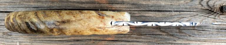 Couteau corse acier corne de bélier
