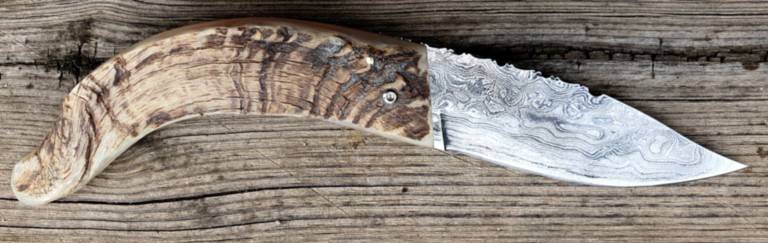 couteau corse Martelloni Pliant Damas