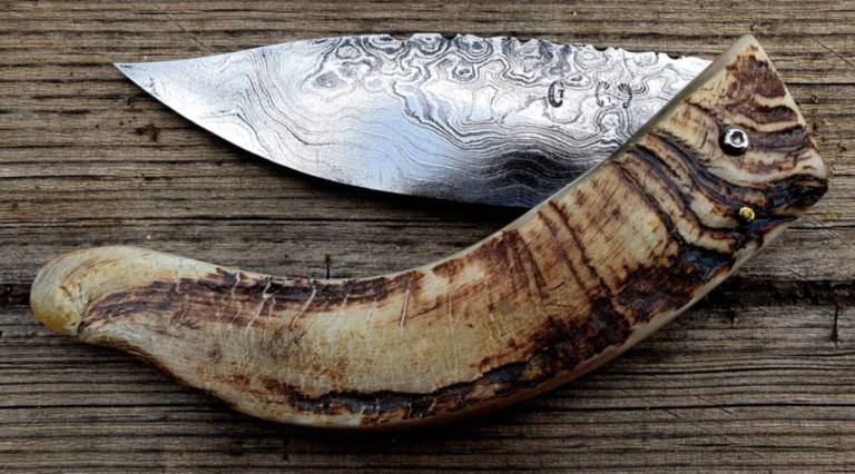 couteau corse Martelloni Pliant Damas