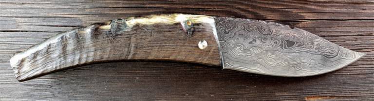 couteau corse Martelloni Pliant Damas
