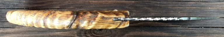 Couteau corse Martelloni lame damas mosaîque