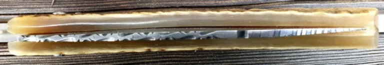 Couteau corse Martelloni lame damas mosaîque