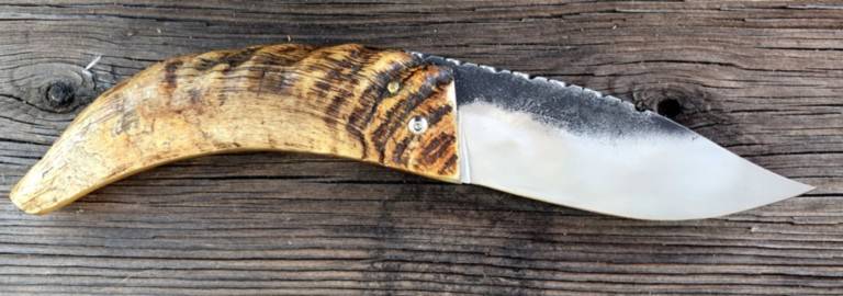 Couteau corse Martelloni Pliant Acier type curnicciolu