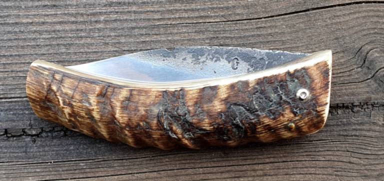 Couteau corse Martelloni pliant acier couteau corse Martelloni lame acier