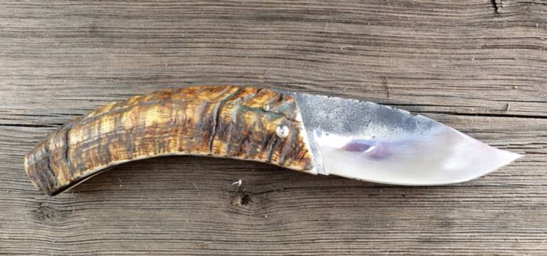 Couteau corse acier corne de bélier