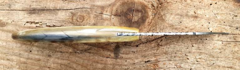 Couteau corse acier corne de bélier Couteau corse Martelloni acier corne de bélier