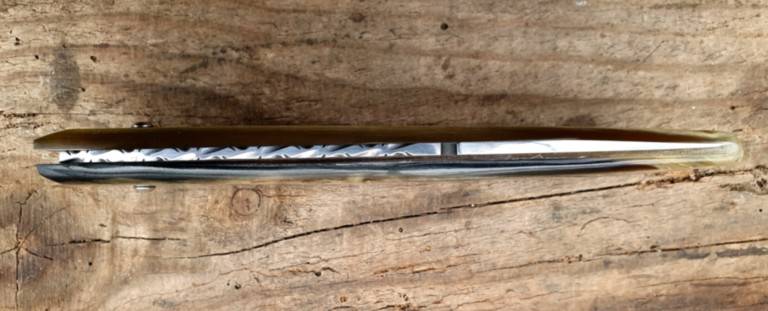 Couteau corse acier corne de bélier Couteau corse Martelloni acier corne de bélier