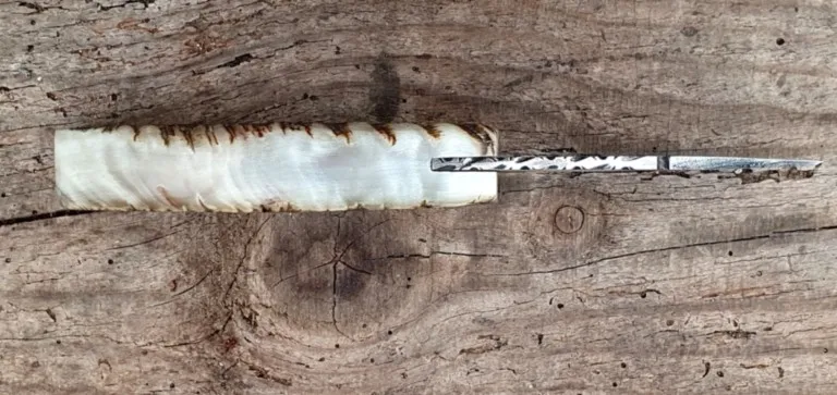 couteau corse martelloni Pliant damas acier 