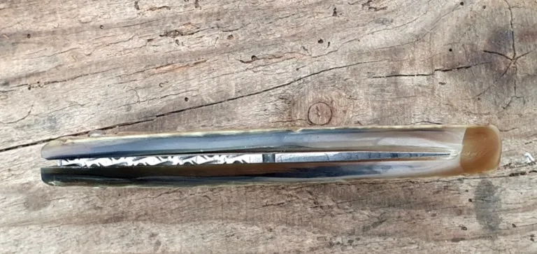 Couteau corse Martelloni lame damas mosaîque