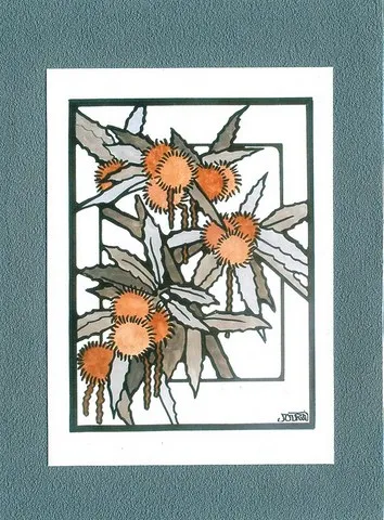  Sous verre modèle chataîgnes